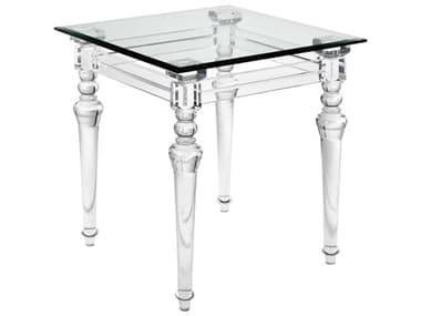 Elk Home Jacobs 22" Square Acrylic Clear End Table EKH00159097