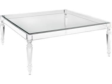 Elk Home Jacobs 48" Square Acrylic Clear Coffee Table EKH00159099