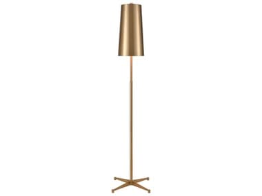 Elk Home Matthias 65" Tall Aged Brass Metal Floor Lamp EKH001911066