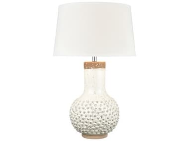 Elk Home Elinor White Linen Hardback Buffet Lamp EKH00197993