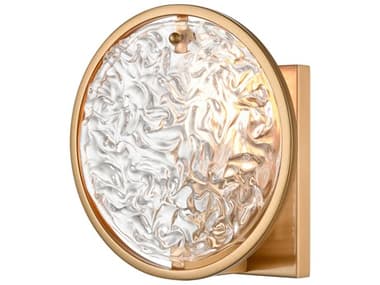 Elk Home Ombelle 5" Tall 1-Light Satin Brass Wall Sconce EKH0187240