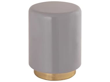 Elk Home Round Metal Gray End Table EKH08057864
