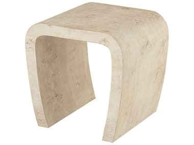 Elk Home Rectangular Wood White Burl End Table EKH089510850