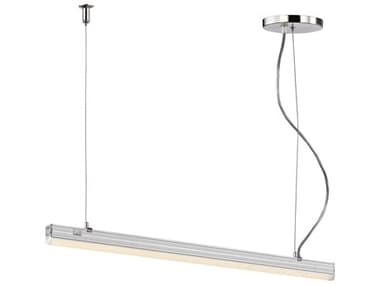 Elk Home Iris 1-Light Aluminum Gray Linear Island Pendant EKLC4010098