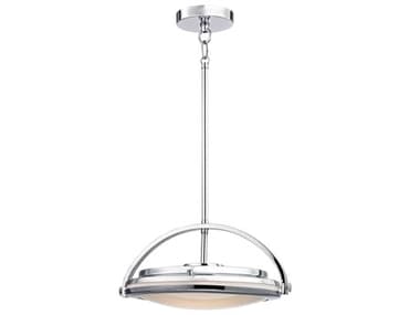 Elk Home Quincy 1-Light Chrome Round Pendant EKLC411PW15