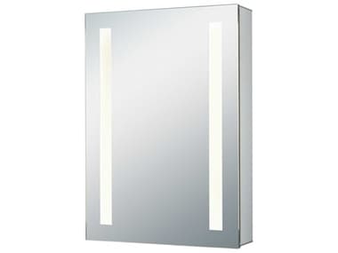 Elk Home Brushed Aluminum Rectangular Wall Mirror EKLMC3K2027PL2