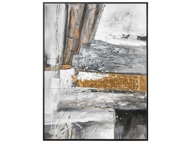 Elk Home Reading in Gray Canvas Wall Art EKS00168139