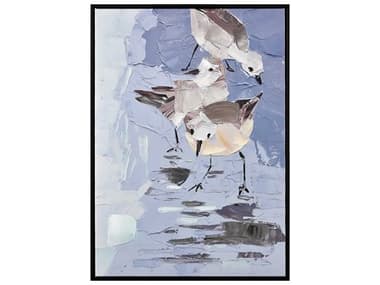 Elk Home Seagull Abstract Framed Canvas Wall Art EKS001710704