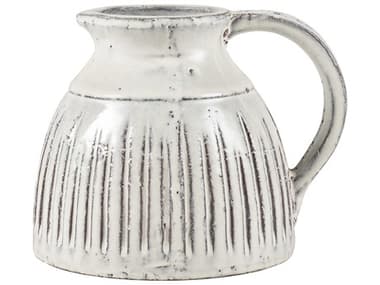 Elk Home Muriel Aged White Glazed 7'' High Vase EKS00178211