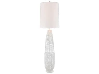 Elk Home Husk White Linen Hardback Floor Lamp EKS001911155