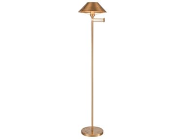 Elk Home 63" Tall Aged Brass Floor Lamp EKS00199604