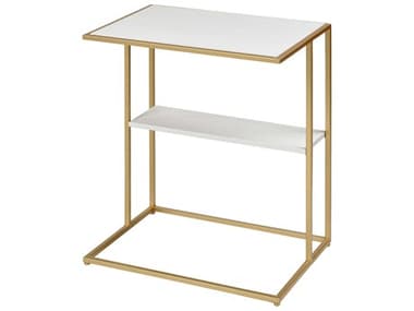 Elk Home Square Marble Gold End Table EKS00357414
