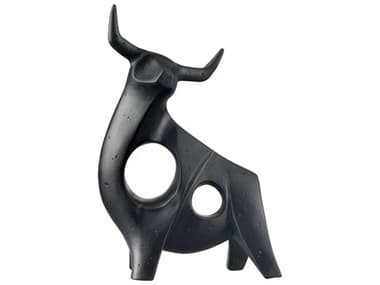 Elk Home Black Ferdi Bull Sculpture EKS003711313