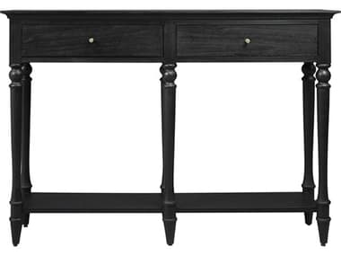Elk Home 48" Rectangular Wood Kettle Black Console Table EKS007510388