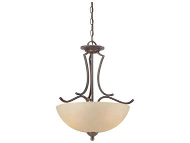 Elk Home Triton 2-Light Sable Bronze Bowl Pendant EKSL893522