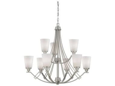 Elk Home Wright 9-Light Matte Nickel Chandelier EKTK0012117