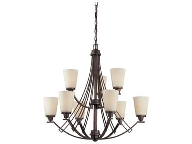 Elk Home Wright 9-Light Espresso Brown Chandelier EKTK0012704