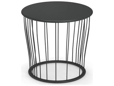 EMU Cannole Steel 23'' Round End Table EM1088