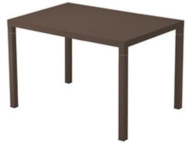 EMU Nova 48'' Steel Rectangular Dining Table EM854