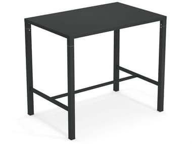 EMU Nova Steel 48''W x 32''D Rectangular Bar Table EM894