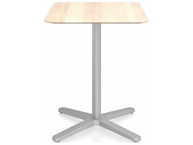 Emeco 2 Inch Table X Base By Jasper Morrison 30" Rectangular Wood Dining EME2INCHCT2430X