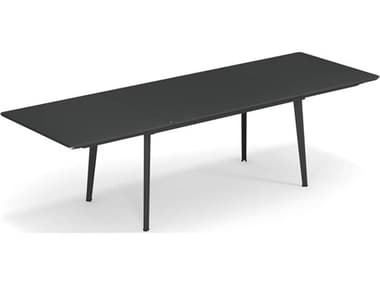 EMU Plus4 Steel 43.5-63''W x 35.5''D Rectangular Dining Table EME3485