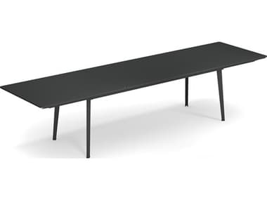 EMU Plus4 Steel 43.5-86.5''W x 35.5''D Rectangular Dining Table EME3486