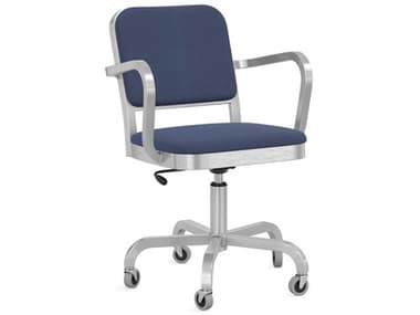 Emeco Navy Officer By Jasper Morrison Navy / Silver Computer Chair EMENOFFSWVAKVRF694