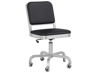 Emeco Navy Officer By Jasper Morrison Hand Brushed (clear Anodized) Computer Chair EMENOFFSWVSPVOBLCK