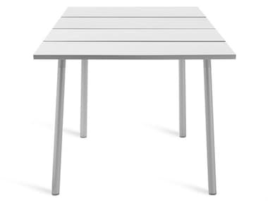 Emeco Run By Sam Hecht And Kim Colin 32" Square Wood Aluminum Anodized Dining Table EMERT32SALU