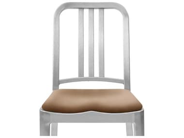 Emeco Navy Tan Leather Seat Pad EMESEATPADNAVYSPVO0945