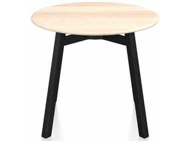 Emeco Su By Nendo 24&quot; Round Wood Dining Table EMESULTRD