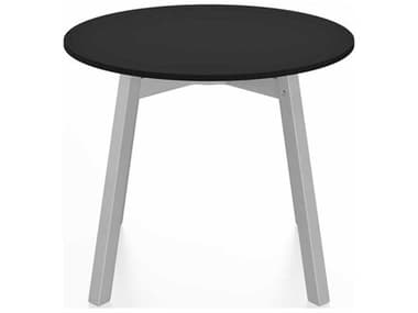 Emeco Su By Nendo Clear Anodized 24'' Wide Round End Table EMESULTRD24HPLB