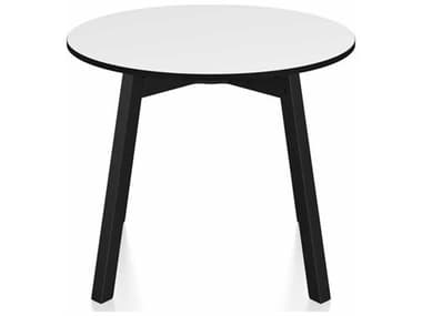 Emeco Su By Nendo Black Anodized 24'' Wide Round End Table EMESULTRD24HPLWPC