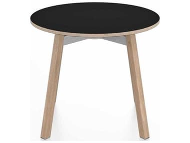 Emeco Su By Nendo Red Oak 24'' Wide Round End Table EMESULTRD24LBWOOD