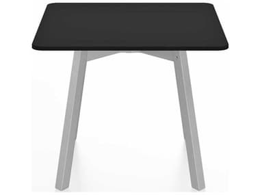 Emeco Su By Nendo Clear Anodized 24'' Wide Square End Table EMESULTSQ24HPLB