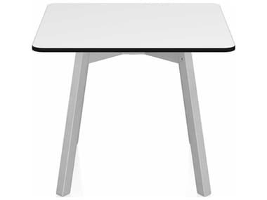 Emeco Su By Nendo Clear Anodized 24'' Wide Square End Table EMESULTSQ24HPLW
