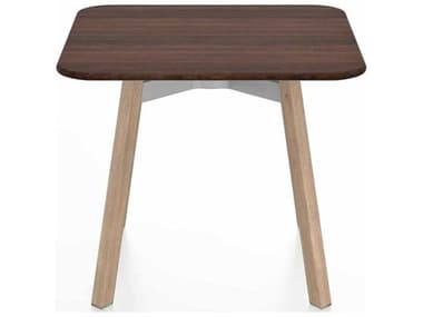 Emeco Su By Nendo Walnut / Red Oak 24'' Wide Square End Table EMESULTSQ24WALWOOD