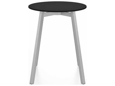 Emeco Su By Nendo Clear Anodized 24'' Wide Round Dining Table EMESUTRD24HPLB