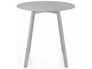 Emeco Su By Nendo Hand Brushed / Clear Anodized 30'' Wide Round Dining Table EMESUTRD30ALU