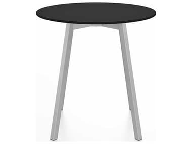 Emeco Su By Nendo Clear Anodized 30'' Wide Round Dining Table EMESUTRD30HPLB