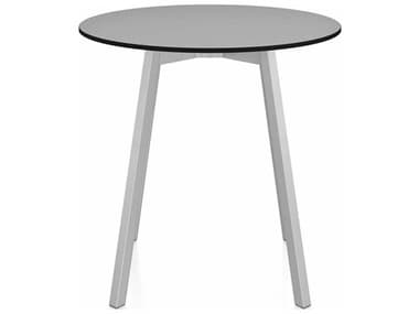 Emeco Su By Nendo Clear Anodized 30'' Wide Round Dining Table EMESUTRD30HPLG