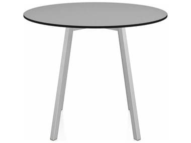 Emeco Su By Nendo Clear Anodized 36'' Wide Round Dining Table EMESUTRD36HPLG