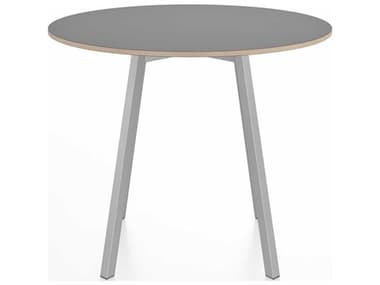 Emeco Su By Nendo Clear Anodized 36'' Wide Round Dining Table EMESUTRD36LG