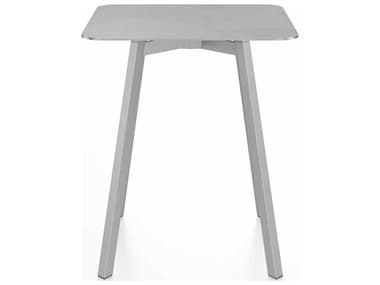 Emeco Su By Nendo Hand Brushed / Clear Anodized 24'' Wide Square Dining Table EMESUTSQ24ALU