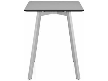 Emeco Su By Nendo Clear Anodized 24'' Wide Square Dining Table EMESUTSQ24HPLG
