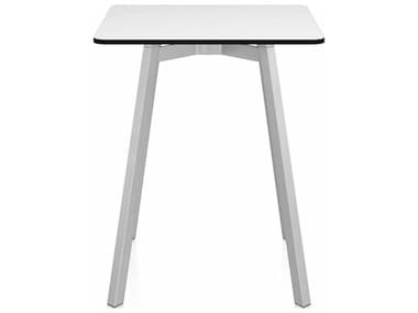 Emeco Su By Nendo Clear Anodized 24'' Wide Square Dining Table EMESUTSQ24HPLW