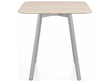 Emeco Su By Nendo Ash / Clear Anodized 30'' Wide Square Dining Table EMESUTSQ30ASH