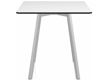 Emeco Su By Nendo Clear Anodized 30'' Wide Square Dining Table EMESUTSQ30HPLW