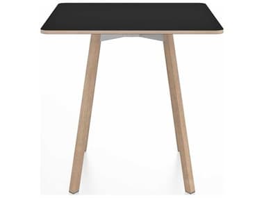 Emeco Su By Nendo Red Oak 30'' Wide Square Dining Table EMESUTSQ30LBWOOD